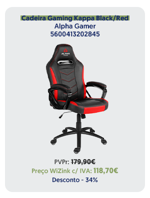 Cadeira Gaming Kappa Black/Red