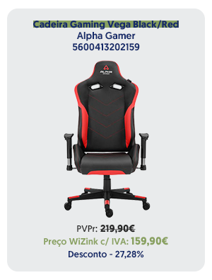 Cadeira Gaming Vega Black/Red